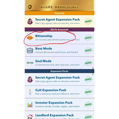 BitLife Unlocked Bitizenship 