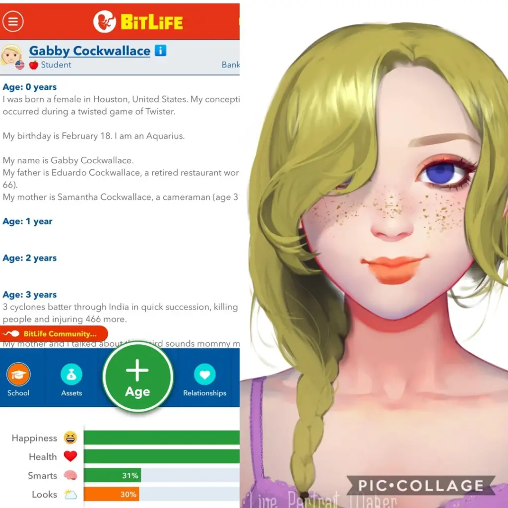 character creation in bitlife - Life simulation