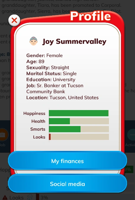 Happiness Bar In Bitlife - Life Simulation