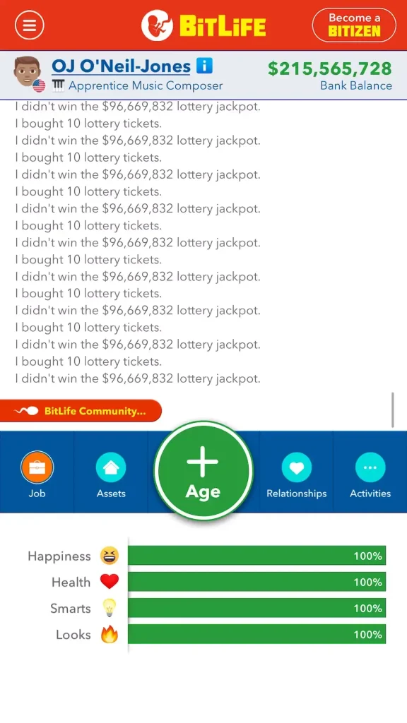 Lottery Spamming
