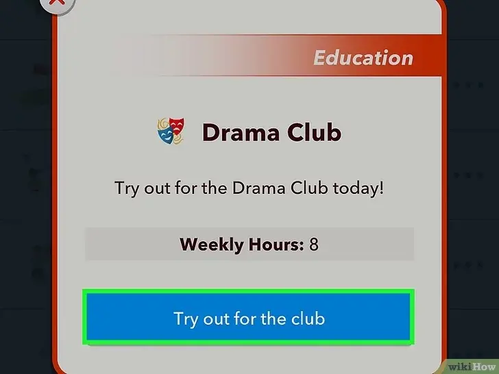 Join Drama club