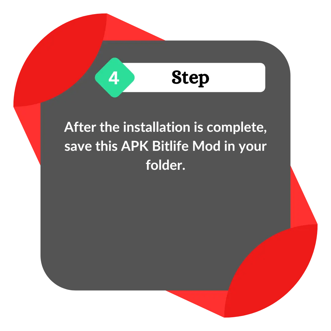 How to Download BitLife Mod APK - Step no 4